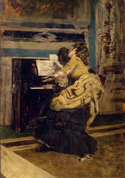 Gentleman At The Piano by Giovanni Boldini