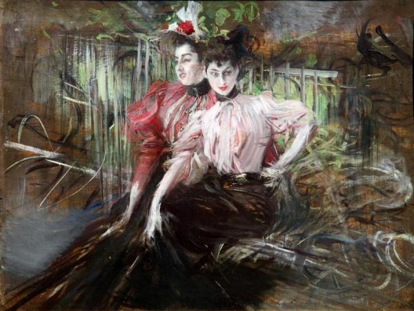 Giovani Donne Sedute by Giovanni Boldini