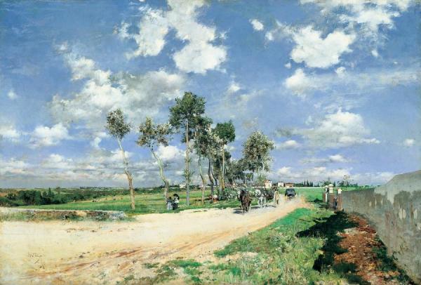 Highway Of Combes La Ville by Giovanni Boldini