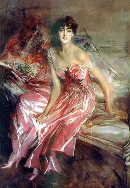 Lady In Rose by Giovanni Boldini