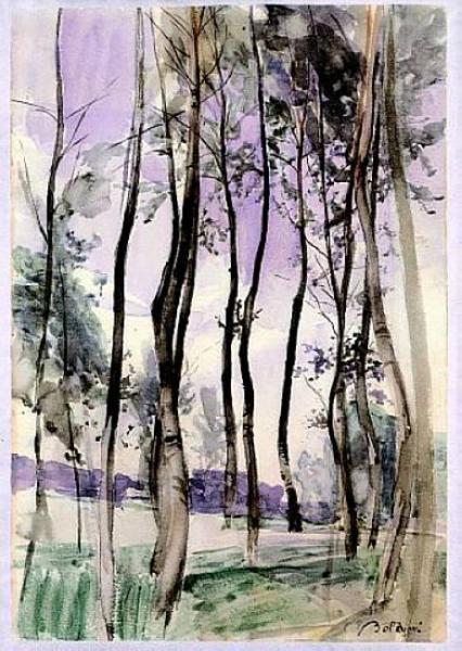 Landscape With Trees by Giovanni Boldini
