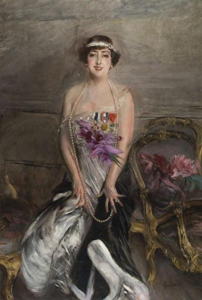 Madame Michelham,1913 by Giovanni Boldini