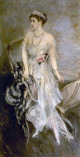 Mrs. Leeds, Later Princess Anastasia Of Greece (and Denmark) by Giovanni Boldini