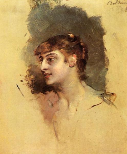 Portrait Of A Lady by Giovanni Boldini