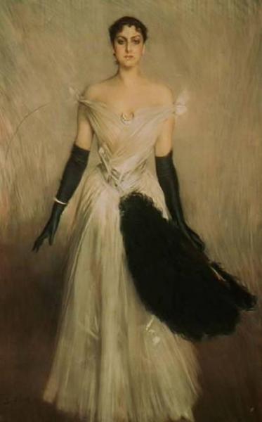 Portrait Of A Lady by Giovanni Boldini