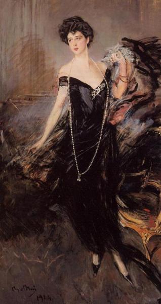 Portrait Of Donna Franca Florio by Giovanni Boldini