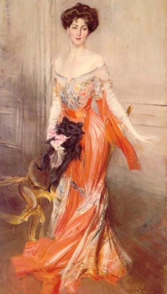 Portrait Of Elizabeth Wharton Drexel by Giovanni Boldini
