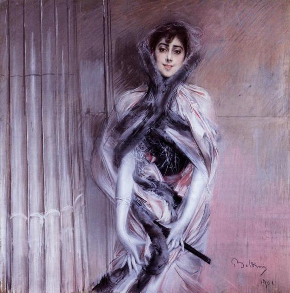 Portrait Of Emiliana Concha De Ossa by Giovanni Boldini