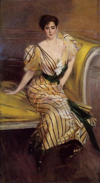 Giovanni Boldini Portrait Of Madame Josephina Alvear De Errazuriz