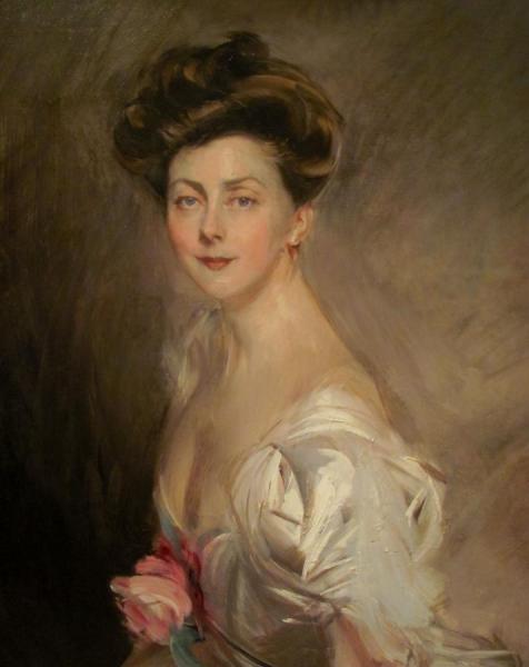 Portrait Of Mrs. Whitney Warren, 1908 by Giovanni Boldini