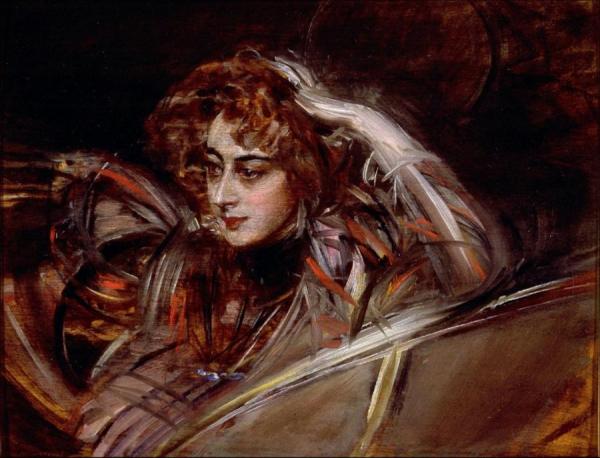 Portrait Of Princesse De Caraman Chimay by Giovanni Boldini