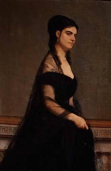 Portrait Of The Contessa G. Tempestini by Giovanni Boldini
