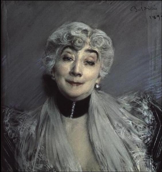 Giovanni Boldini Portrait Of The Countess De Martel De Janville