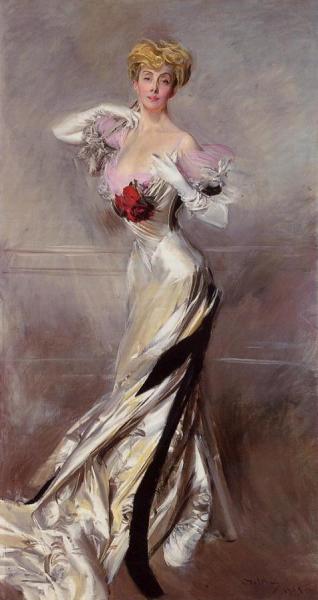 Portrait Of The Countess Zichy by Giovanni Boldini