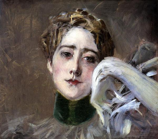 Ritratto Di Principessa D'isenburg-birstein by Giovanni Boldini