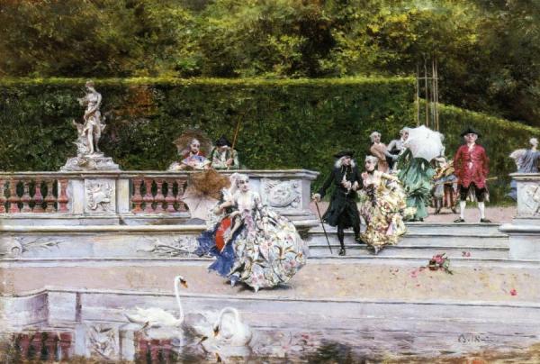 Scene Galante by Giovanni Boldini
