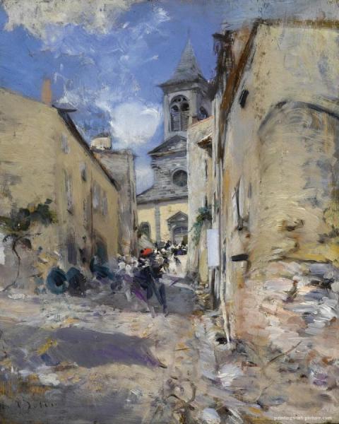 The Church Of Paese by Giovanni Boldini