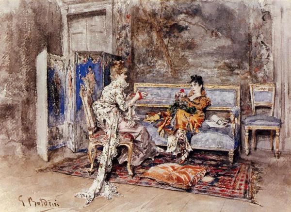 The Conversation by Giovanni Boldini