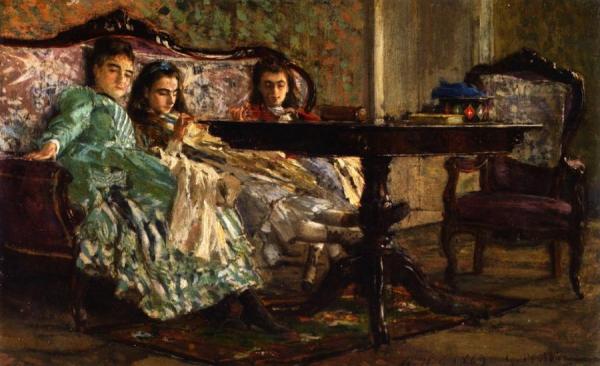 The Lascaraky Sisters by Giovanni Boldini