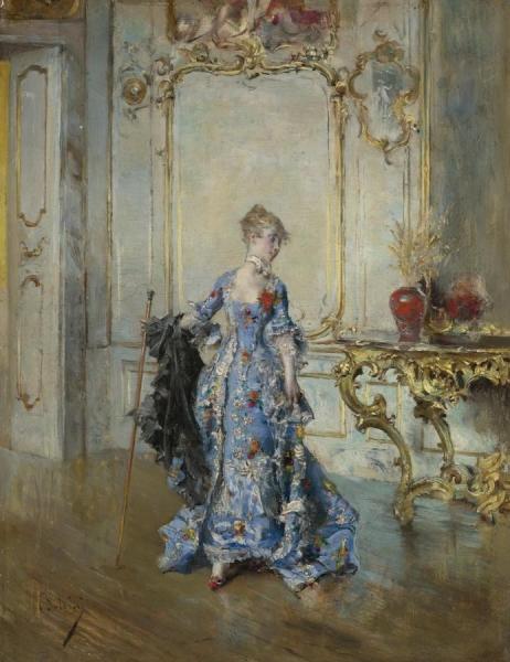 The Last Look In The Mirror by Giovanni Boldini