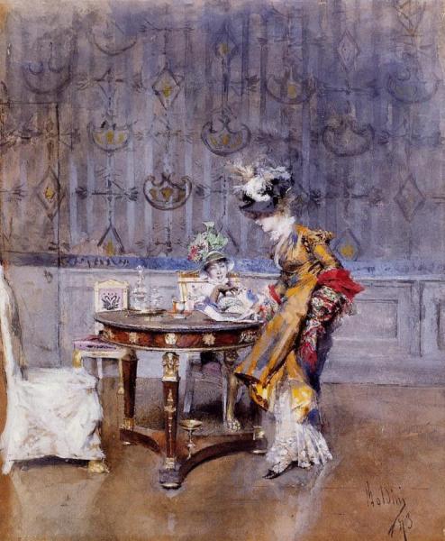 The Letter by Giovanni Boldini