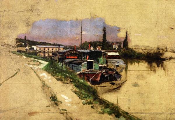 The Machine At Marly by Giovanni Boldini