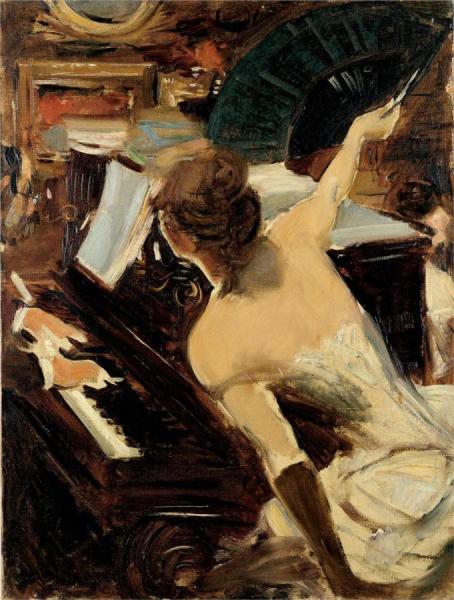 Giovanni Boldini The Mondona Singer
