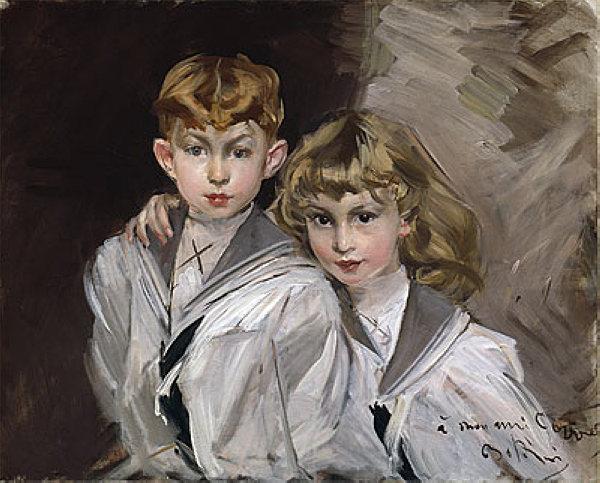 The Two Children by Giovanni Boldini