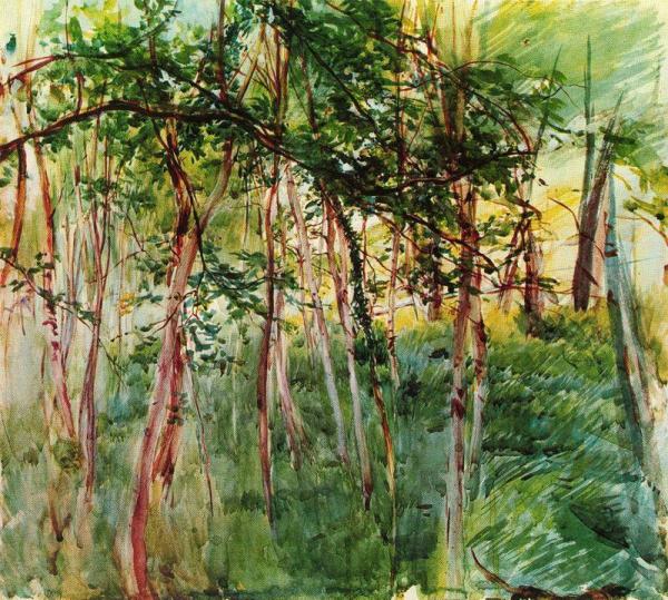 Trees In The Bois De Boulogne by Giovanni Boldini