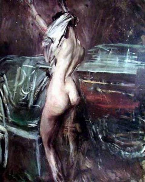 Young Dark Lady by Giovanni Boldini