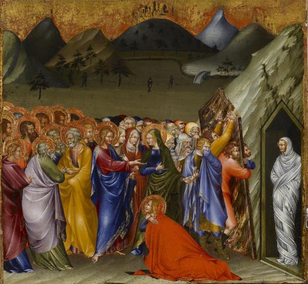 The Resurrection Of Lazarus by Giovanni Di Paolo Oil Painting Reproductions