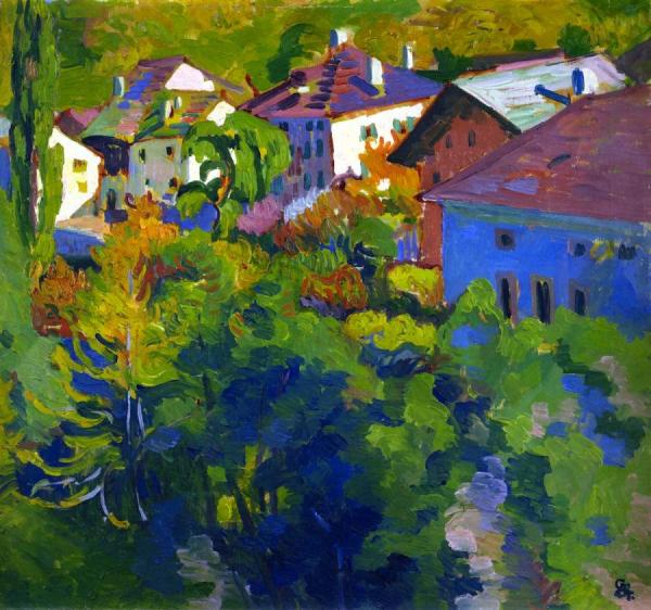 Stampa In The Fall by Giovanni Giacometti Oil Painting Reproductions