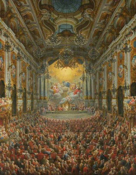 Giovanni Paolo Panini A Concert Given By The Duc De Nivernais To Mark The Birth Of The Dauphin