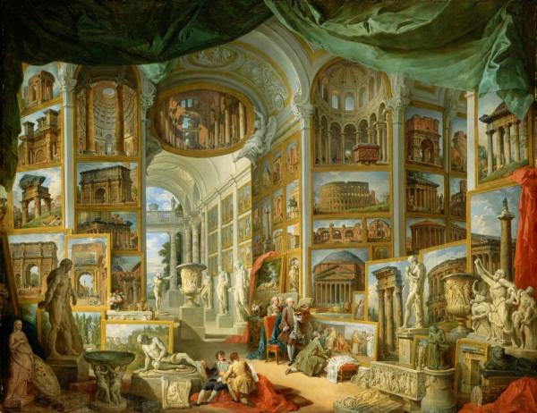 Ancient Rome by Giovanni Paolo Panini