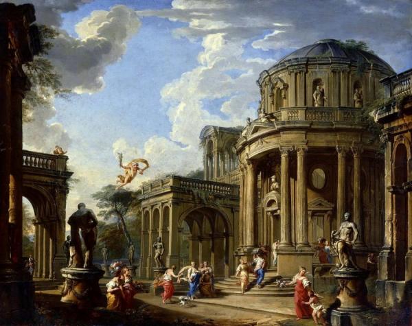 Hermes Appears To Calypso by Giovanni Paolo Panini Oil Painting Reproductions
