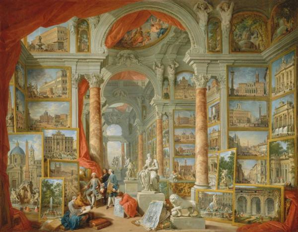 Modern Rome by Giovanni Paolo Panini