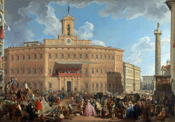 Palazzo Montecitorio by Giovanni Paolo Panini