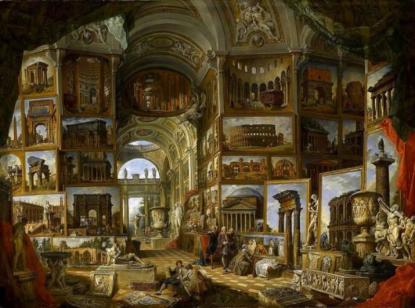 Roma Antica by Giovanni Paolo Panini Oil Painting Reproductions