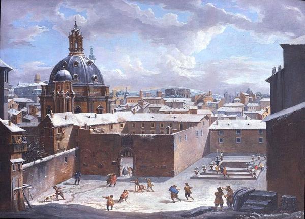 Rome Under The Snow by Giovanni Paolo Panini