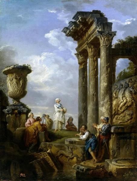 Sibyl Preaching by Giovanni Paolo Panini