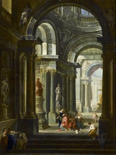 Untitled by Giovanni Paolo Panini Oil Painting Reproductions