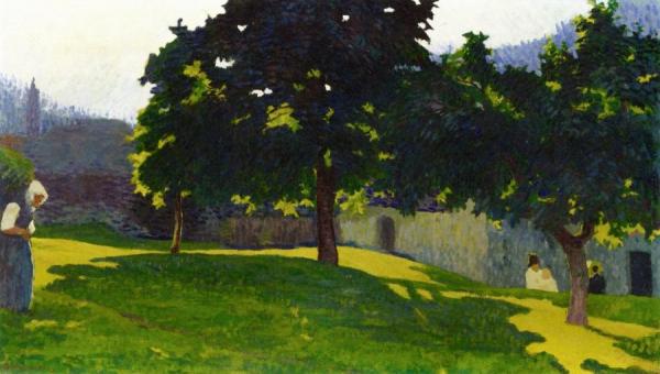 A Summer Day by Giovanni Segantini