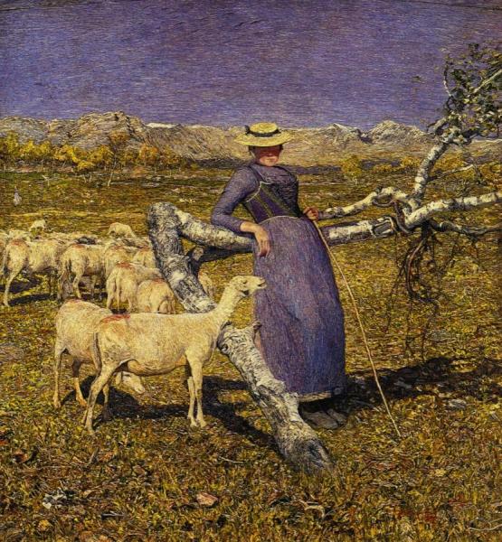 Afternoon In The Alps by Giovanni Segantini