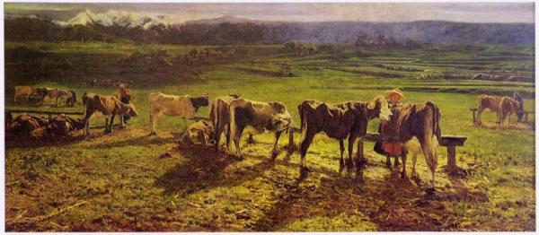 Alla Stanga by Giovanni Segantini