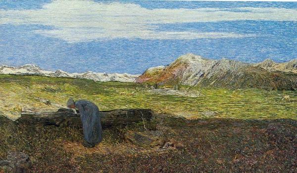 Donna Alla Fonte by Giovanni Segantini
