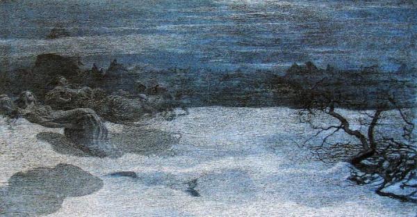 Il Castigo Delle Lussuriose by Giovanni Segantini