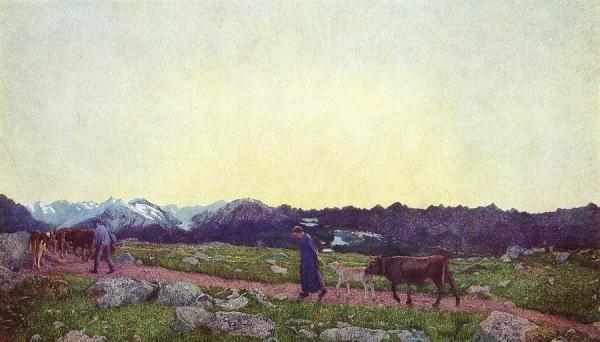 La Natura by Giovanni Segantini