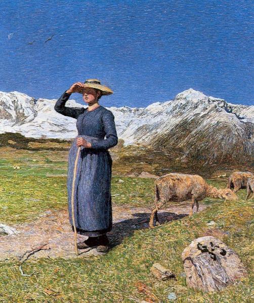 Mezzogiorno Sulle Alpi by Giovanni Segantini