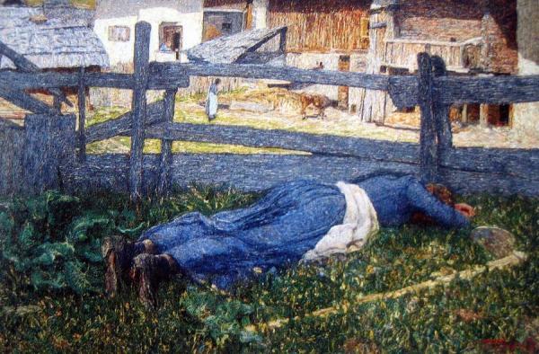 Riposo All'ombra by Giovanni Segantini