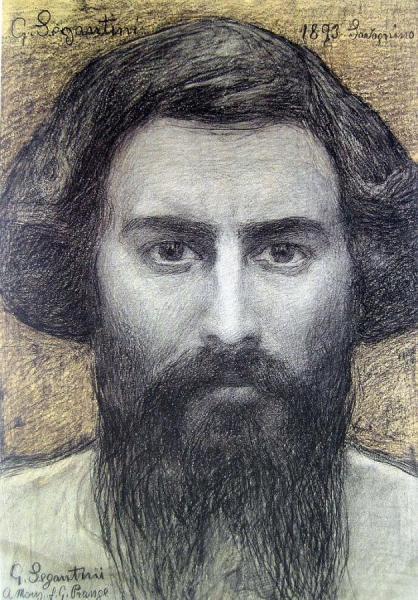 Self Portrait by Giovanni Segantini